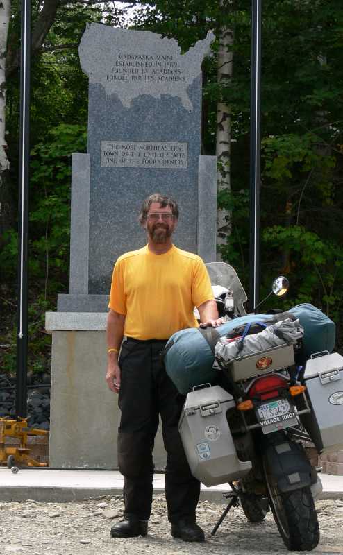 Four Corners Monument in Madawaska