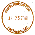 Acadia NP stamp