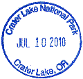Crater Lake stamp