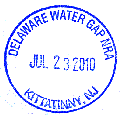 Delaware Water Gap stamp