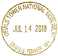 Devil's Tower NP stamp