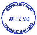 Greenbelt Park stamp