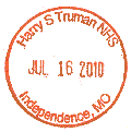 Harry S Truman NHS stamp