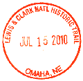 Lewis & Clark National Historic Trail stamp