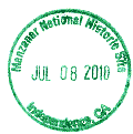 Manzanar NHS stamp