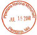 Pipestone NM stamp