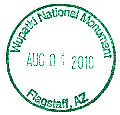 Wupatki NM stamp