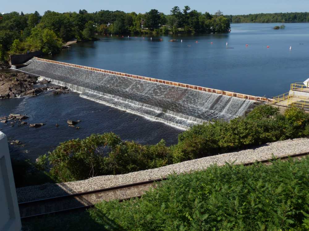 Mosinee Flowage dam2